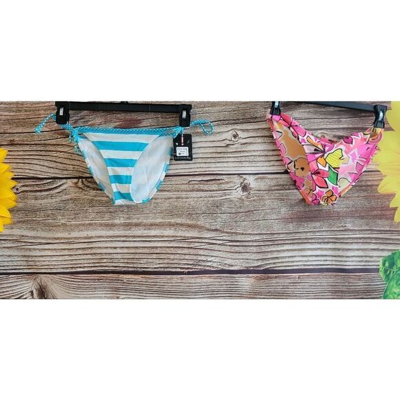 Body Glove / Bamboo Island bikini Bottoms  set of ( 2 ) XS NWT - Picture 2 of 13